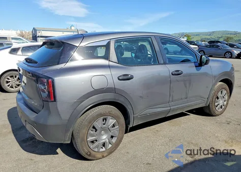 2025 Nissan Kicks S from USA, damaged, VIN 3N8AP6BA5SL367866
